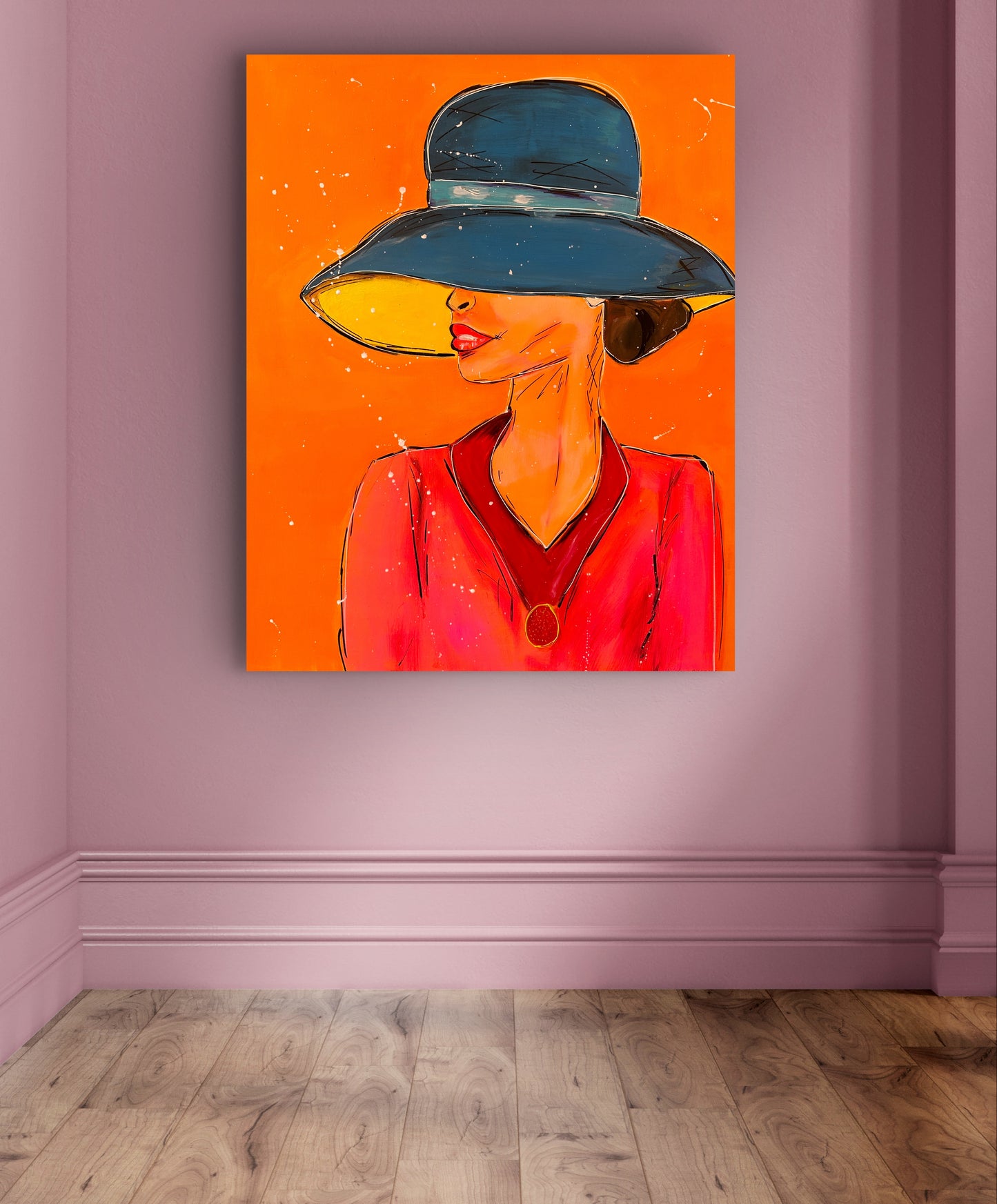 Eleganz im Widerstand 100x80cm