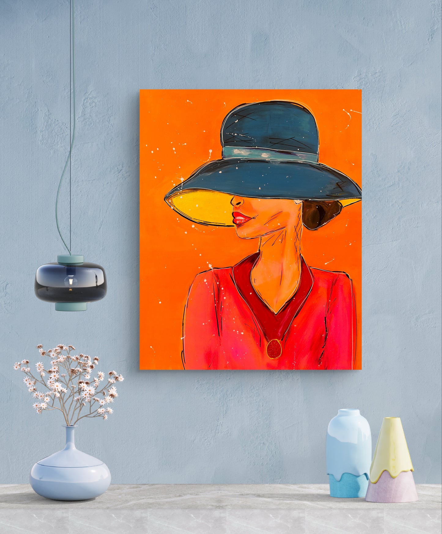 Eleganz im Widerstand 100x80cm