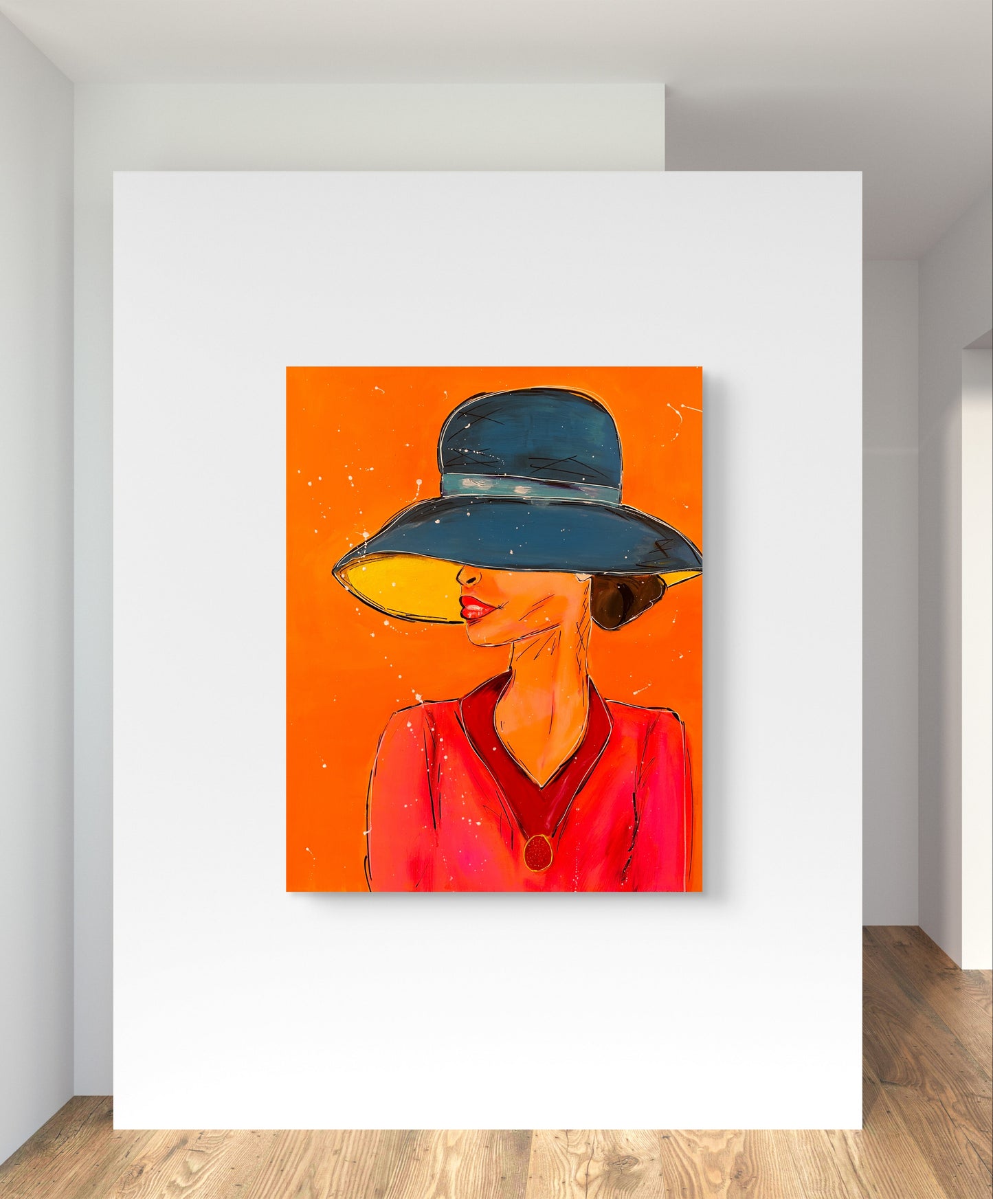 Eleganz im Widerstand 100x80cm